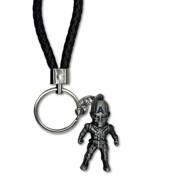 Marvel Captain America Keychain with Shield and Character Charm - Picture 1 of 4